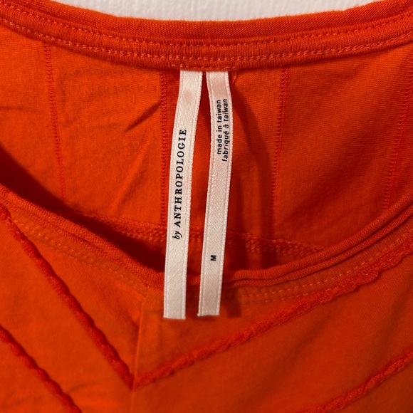 Anthropologie Maura Tank Orange - Size M Medium - Picture 7 of 11
